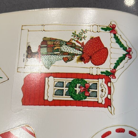Vintage American Greetings Holly Hobbie Christmas Ornament Punch Out Book. - Picture 6 of 9